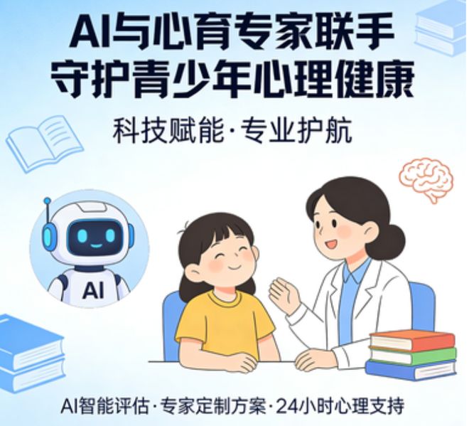 AI与心育专家联手解决青少年心理健康问题